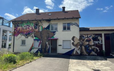 Graffiti-Kunst in der Stuttgarter Straße