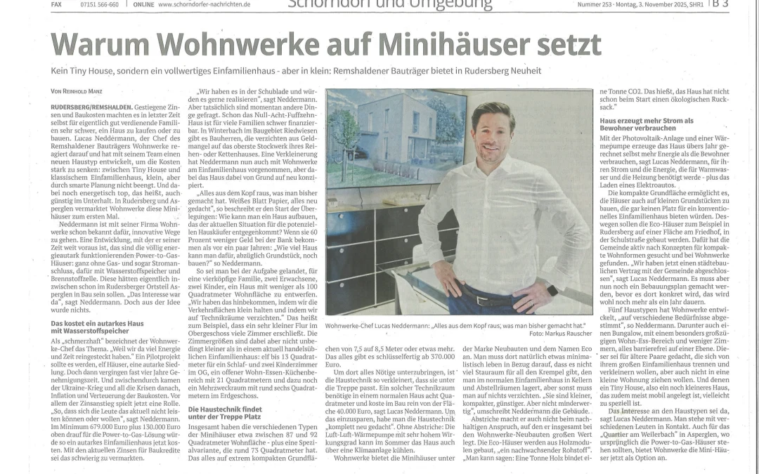 Presseartikel neubauten ECO